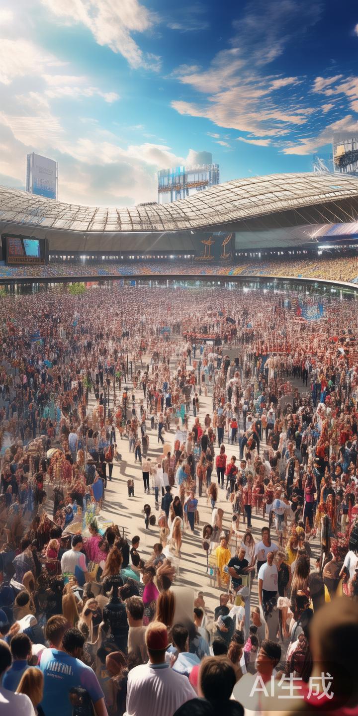 此外，体育还能带动经济增长。大型赛事如世界杯、奥运